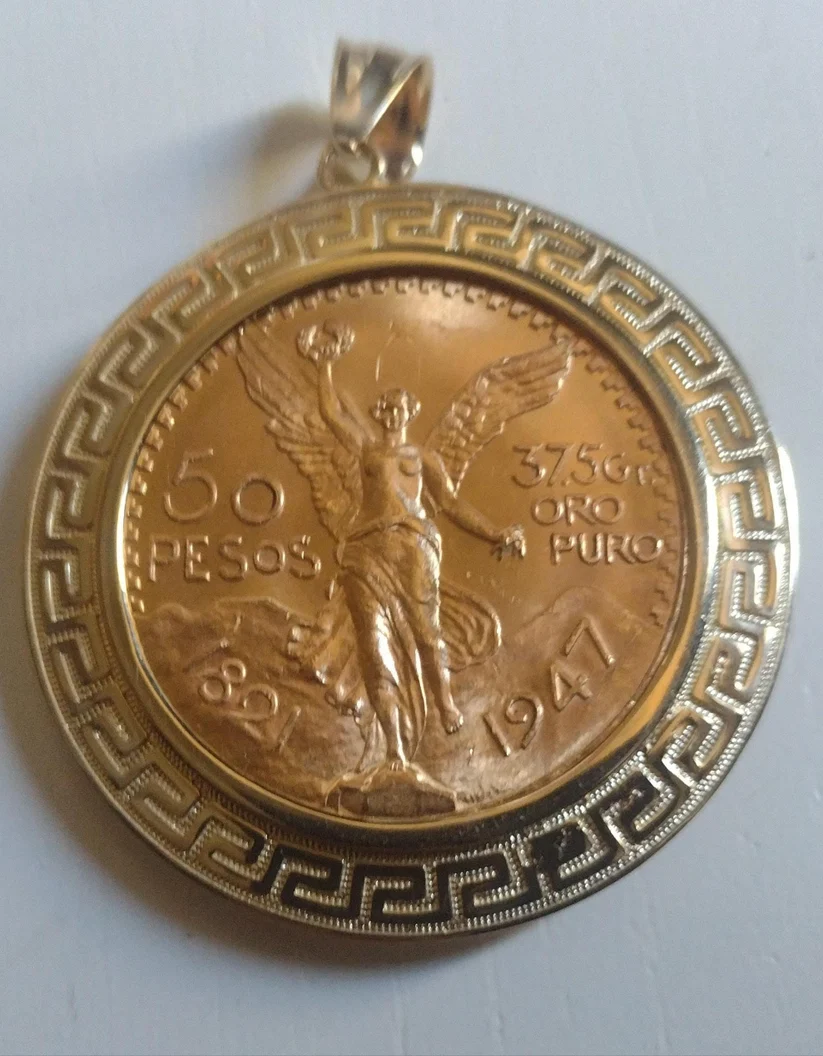 Centenario 22k (21.6k)1947 Greek Style Bezel. - Image 3