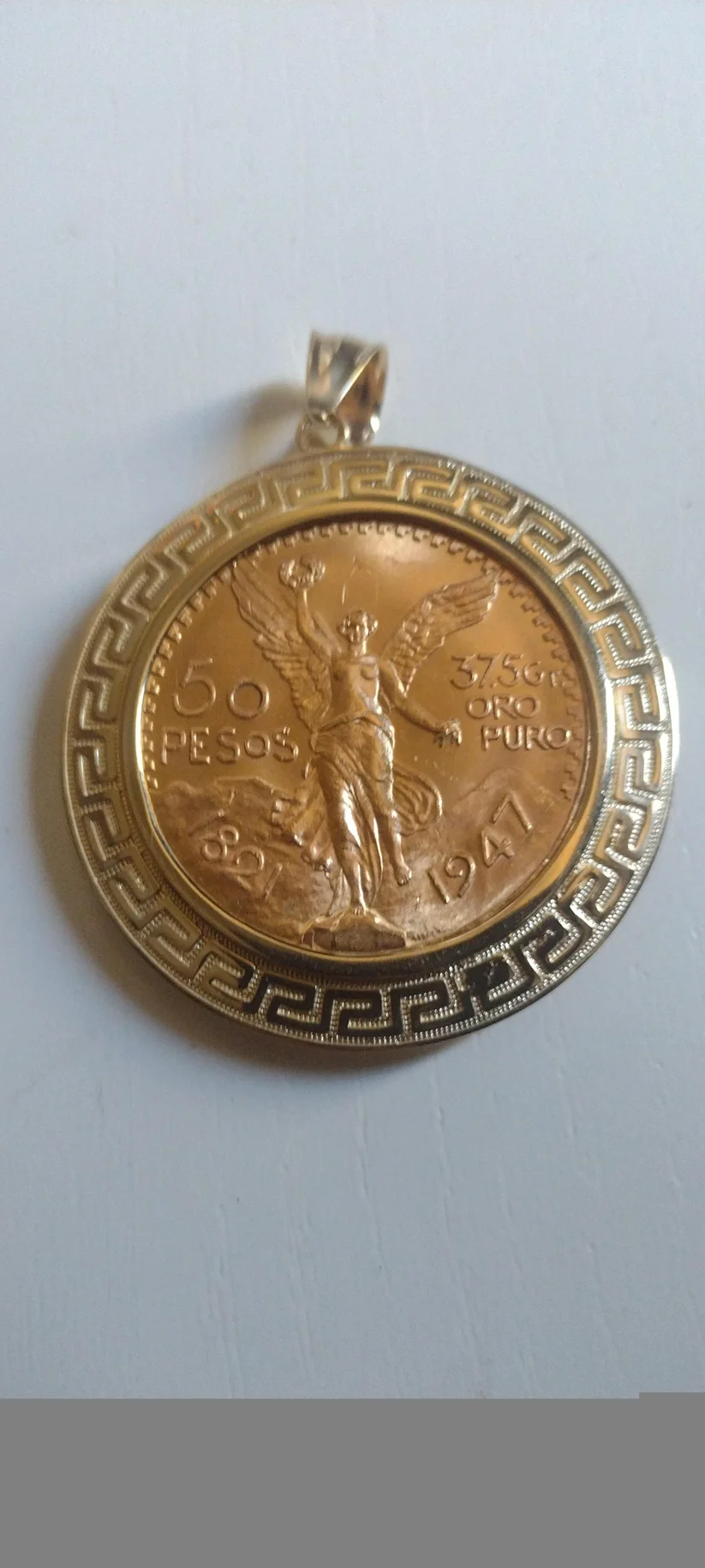 Centenario 22k (21.6k)1947 Greek Style Bezel. - Image 4